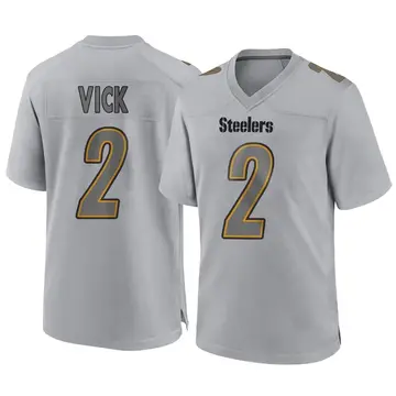 Youth Nike Pittsburgh Steelers Mike Vick Gray Atmosphere Fashion Jersey - Game