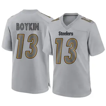 Youth Nike Pittsburgh Steelers Miles Boykin Gray Atmosphere Fashion Jersey - Game