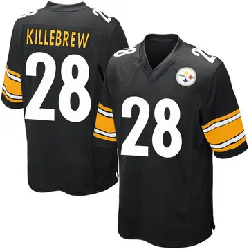 Youth Nike Pittsburgh Steelers Miles Killebrew Black Team Color Jersey - Game