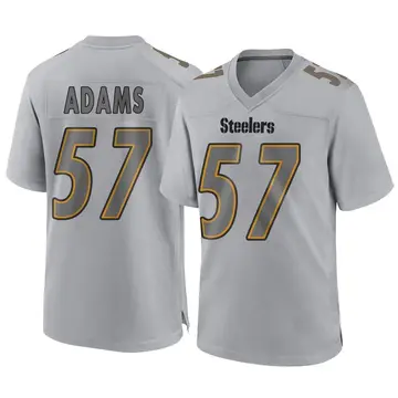Youth Nike Pittsburgh Steelers Montravius Adams Gray Atmosphere Fashion Jersey - Game