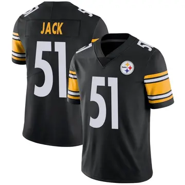 Youth Nike Pittsburgh Steelers Myles Jack Black Team Color Vapor Untouchable Jersey - Limited