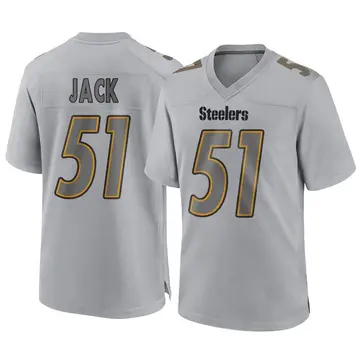 Youth Nike Pittsburgh Steelers Myles Jack Gray Atmosphere Fashion Jersey - Game