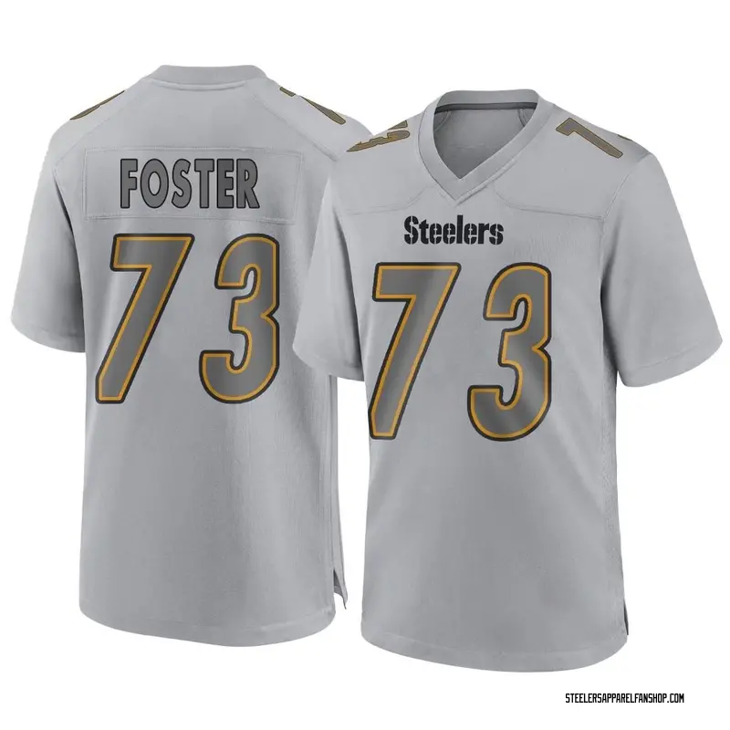 Youth Nike Pittsburgh Steelers Ramon Foster Gray Atmosphere Fashion Jersey - Game