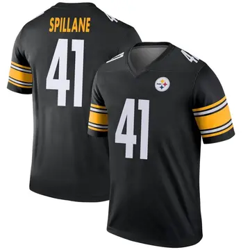Youth Nike Pittsburgh Steelers Robert Spillane Black Jersey - Legend