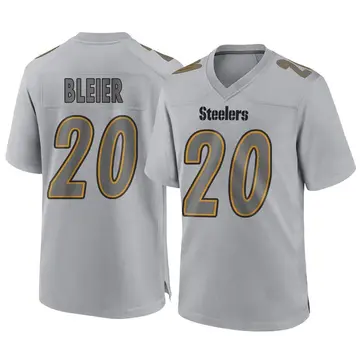 Youth Nike Pittsburgh Steelers Rocky Bleier Gray Atmosphere Fashion Jersey - Game