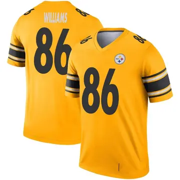 Youth Nike Pittsburgh Steelers Rodney Williams Gold Inverted Jersey - Legend