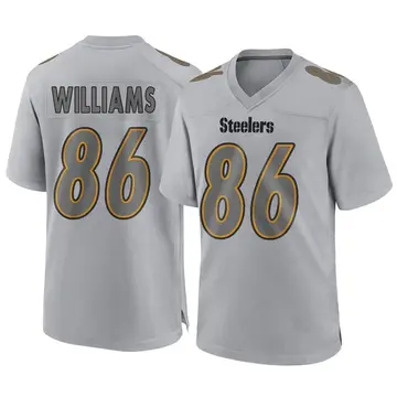 Youth Nike Pittsburgh Steelers Rodney Williams Gray Atmosphere Fashion Jersey - Game