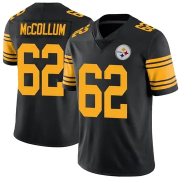 Youth Nike Pittsburgh Steelers Ryan McCollum Black Color Rush Jersey - Limited
