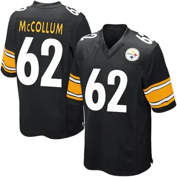Youth Nike Pittsburgh Steelers Ryan McCollum Black Team Color Jersey - Game