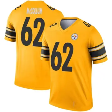 Youth Nike Pittsburgh Steelers Ryan McCollum Gold Inverted Jersey - Legend