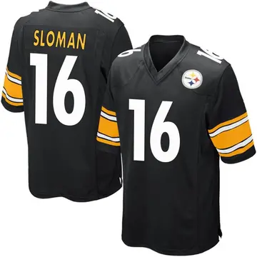 Youth Nike Pittsburgh Steelers Sam Sloman Black Team Color Jersey - Game