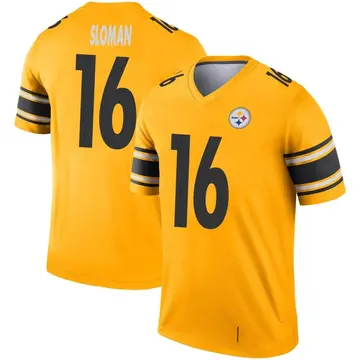 Youth Nike Pittsburgh Steelers Sam Sloman Gold Inverted Jersey - Legend
