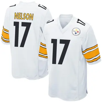 Youth Nike Pittsburgh Steelers Scott Nelson White Jersey - Game