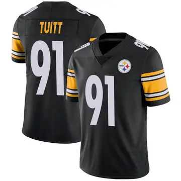 Youth Nike Pittsburgh Steelers Stephon Tuitt Black Team Color Vapor Untouchable Jersey - Limited