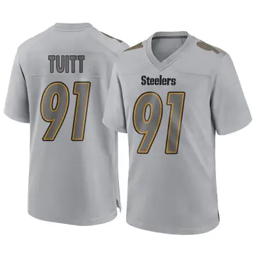 Youth Nike Pittsburgh Steelers Stephon Tuitt Gray Atmosphere Fashion Jersey - Game