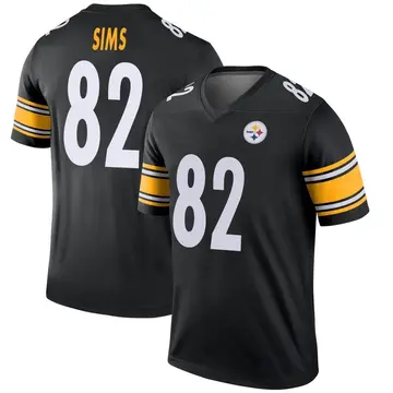 Youth Nike Pittsburgh Steelers Steven Sims Black Jersey - Legend