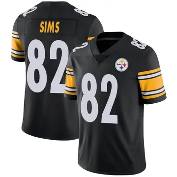 Youth Nike Pittsburgh Steelers Steven Sims Black Team Color Vapor Untouchable Jersey - Limited