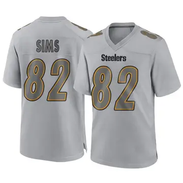 Youth Nike Pittsburgh Steelers Steven Sims Gray Atmosphere Fashion Jersey - Game