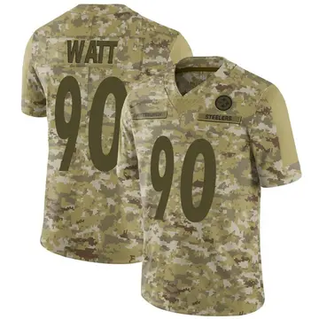 Youth Nike Pittsburgh Steelers T.J. Watt Camo 2018 Salute to Service Jersey - Limited