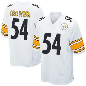 Youth Nike Pittsburgh Steelers Tae Crowder White Jersey - Game