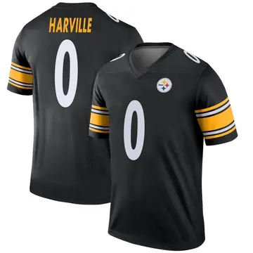 Youth Nike Pittsburgh Steelers Tavin Harville Black Jersey - Legend