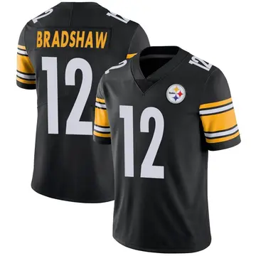 Youth Nike Pittsburgh Steelers Terry Bradshaw Black Team Color Vapor Untouchable Jersey - Limited
