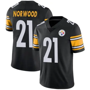 Youth Nike Pittsburgh Steelers Tre Norwood Black Team Color Vapor Untouchable Jersey - Limited