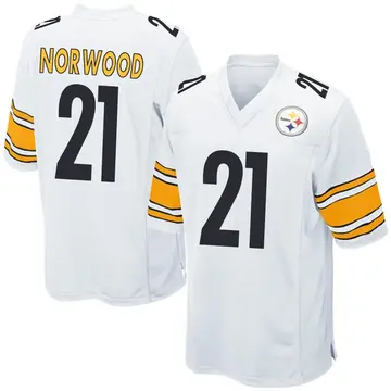 Youth Nike Pittsburgh Steelers Tre Norwood White Jersey - Game