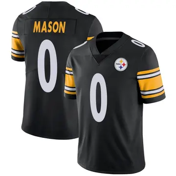 Youth Nike Pittsburgh Steelers Trevon Mason Black Team Color Vapor Untouchable Jersey - Limited