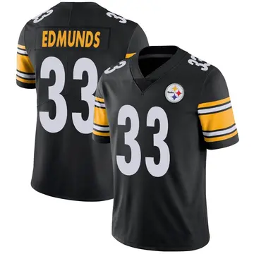 Youth Nike Pittsburgh Steelers Trey Edmunds Black Team Color Vapor Untouchable Jersey - Limited