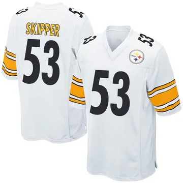 Youth Nike Pittsburgh Steelers Tuzar Skipper White Jersey - Game