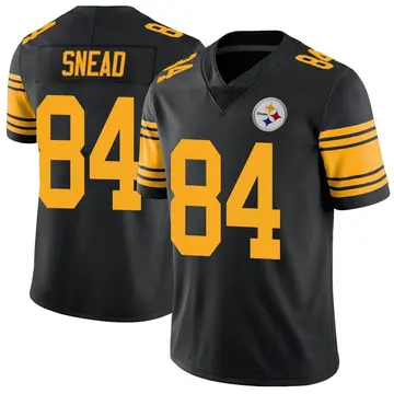Youth Nike Pittsburgh Steelers Tyler Snead Black Color Rush Jersey - Limited