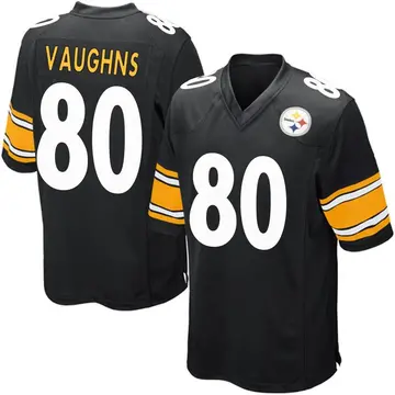 Youth Nike Pittsburgh Steelers Tyler Vaughns Black Team Color Jersey - Game