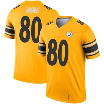 Youth Nike Pittsburgh Steelers Tyler Vaughns Gold Inverted Jersey - Legend