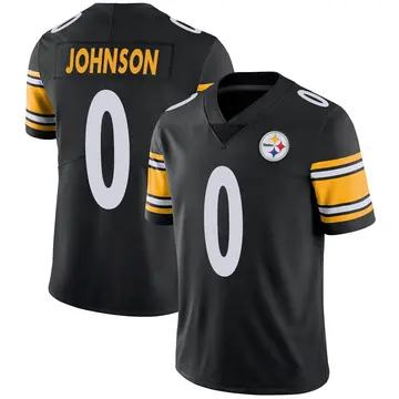 Youth Nike Pittsburgh Steelers Tyree Johnson Black Team Color Vapor Untouchable Jersey - Limited