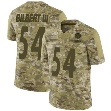 Youth Nike Pittsburgh Steelers Ulysees Gilbert III Camo 2018 Salute to Service Jersey - Limited