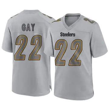 Youth Nike Pittsburgh Steelers William Gay Gray Atmosphere Fashion Jersey - Game