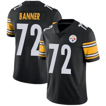 Youth Nike Pittsburgh Steelers Zach Banner Black Team Color Vapor Untouchable Jersey - Limited