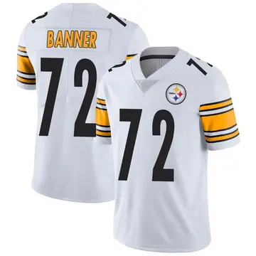 Youth Nike Pittsburgh Steelers Zach Banner White Vapor Untouchable Jersey - Limited